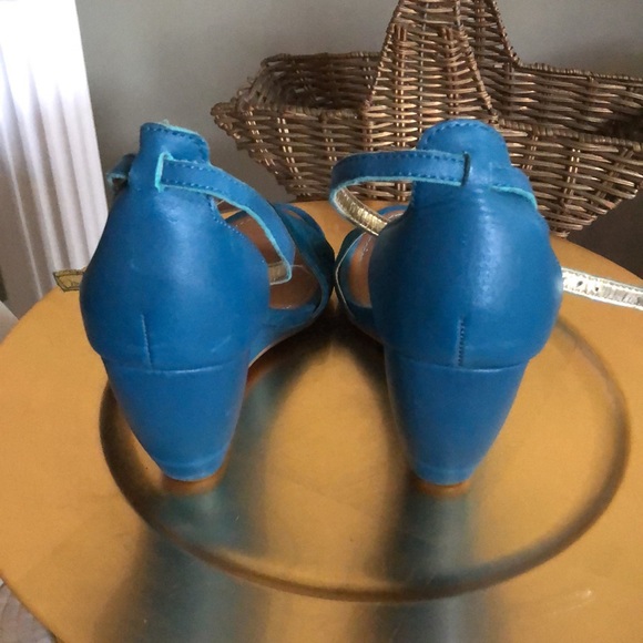 🦋Seychelles Suede & Leather Ankle Strap front band Sandals - Picture 3 of 9